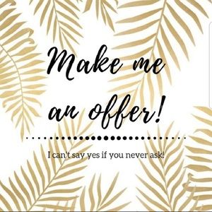 Make me an offer or bundle 3 to save 20%!!